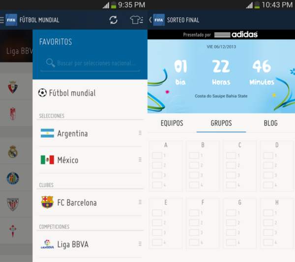 Aplicación Oficial FIFA gratis iOS iPhone Android